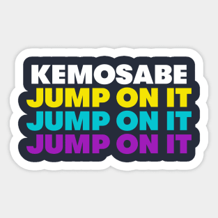 KEMOSABE (Jump on it) - Sugarhill Gang Apache Sticker